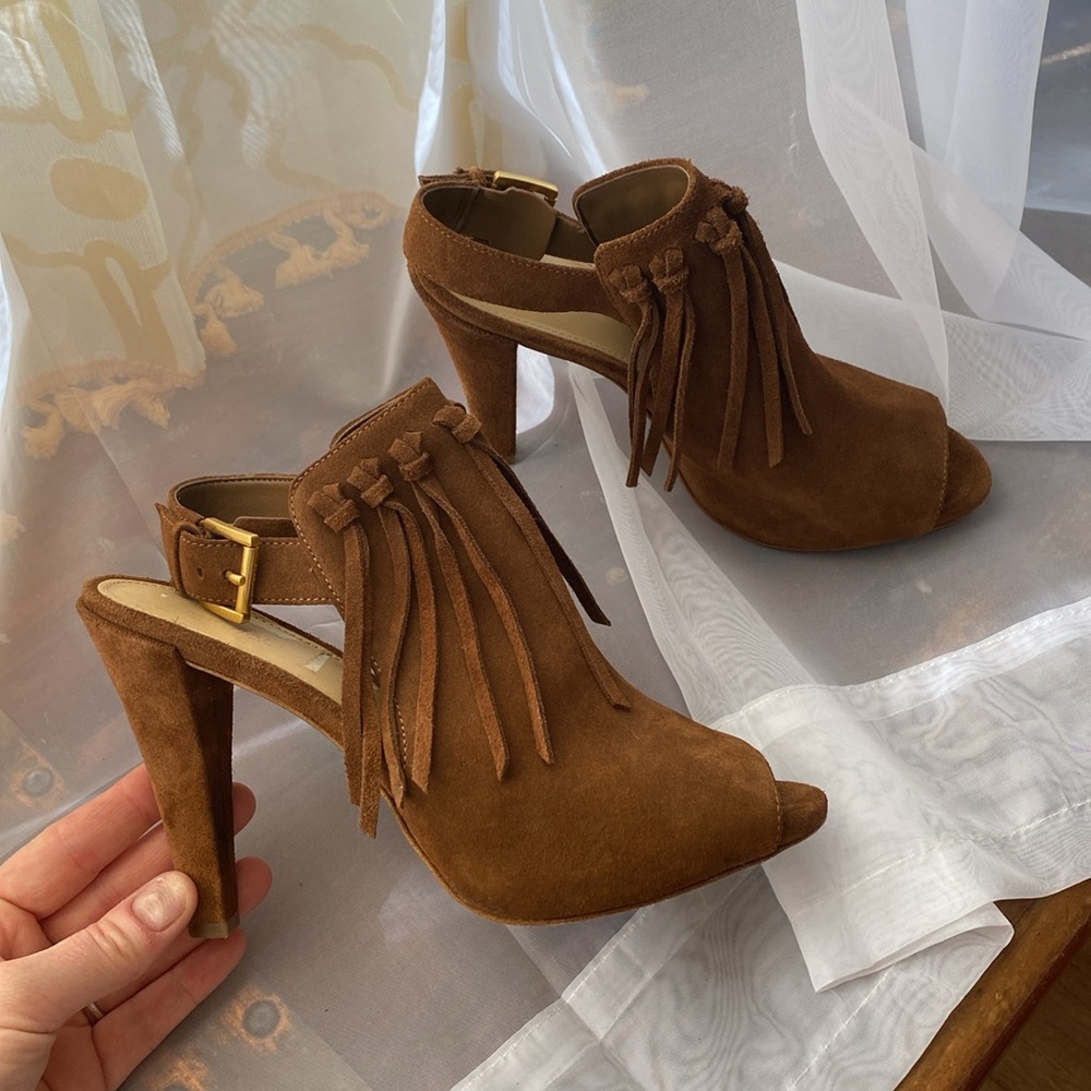 MICHAEL Michael Kors Brown Suede Heels